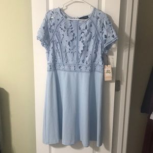 BNWT Ivanka Trump lace baby blue dress SZ14